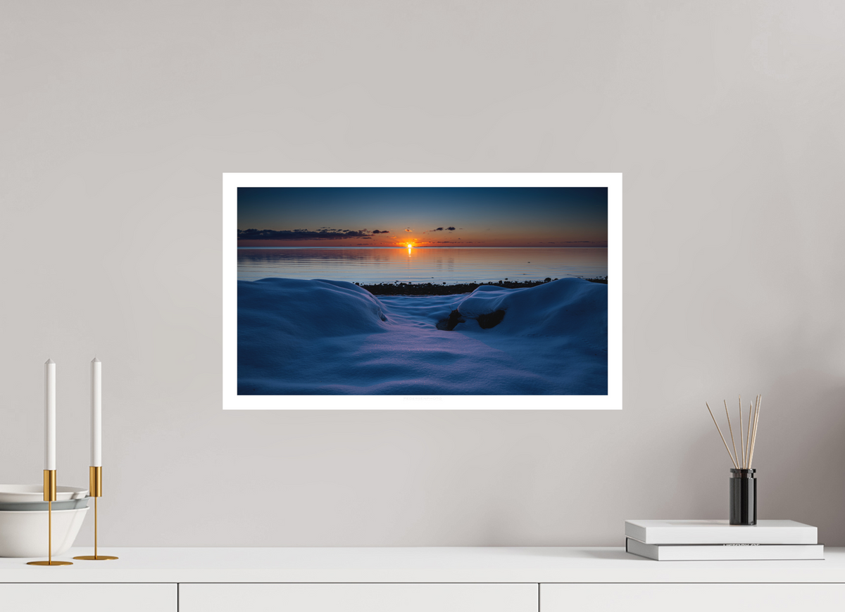 51.9 x 30 cm, Photo Rag Solnedgang