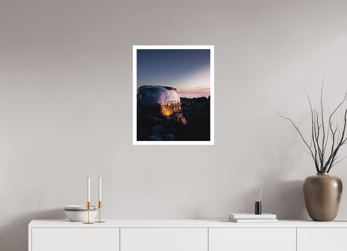 50 x 61.8 cm, Photo Rag Dagens sidste lys