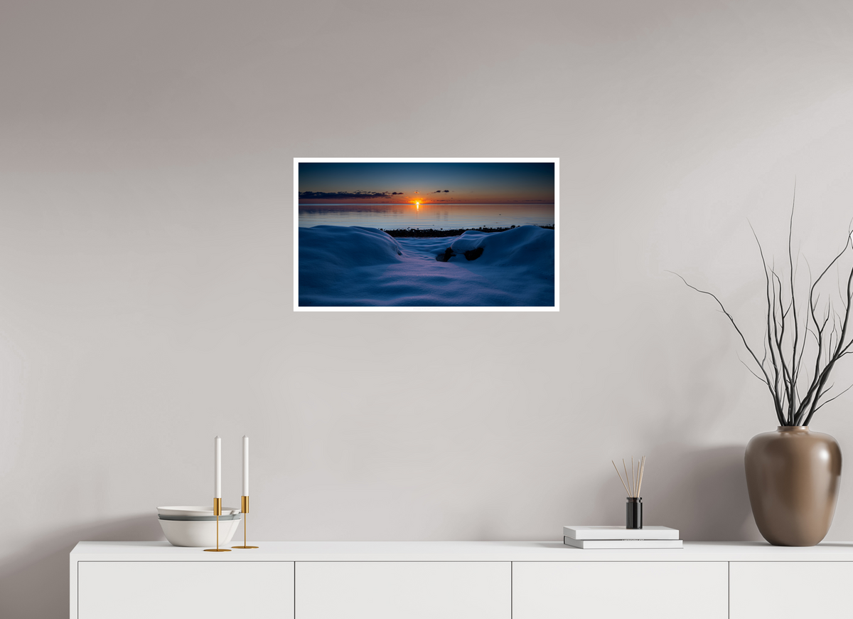 69.2 x 40 cm, Rag Baryta Solnedgang