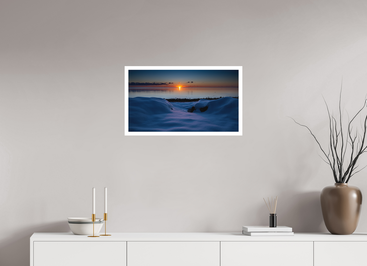69.2 x 40 cm, Photo Rag Solnedgang