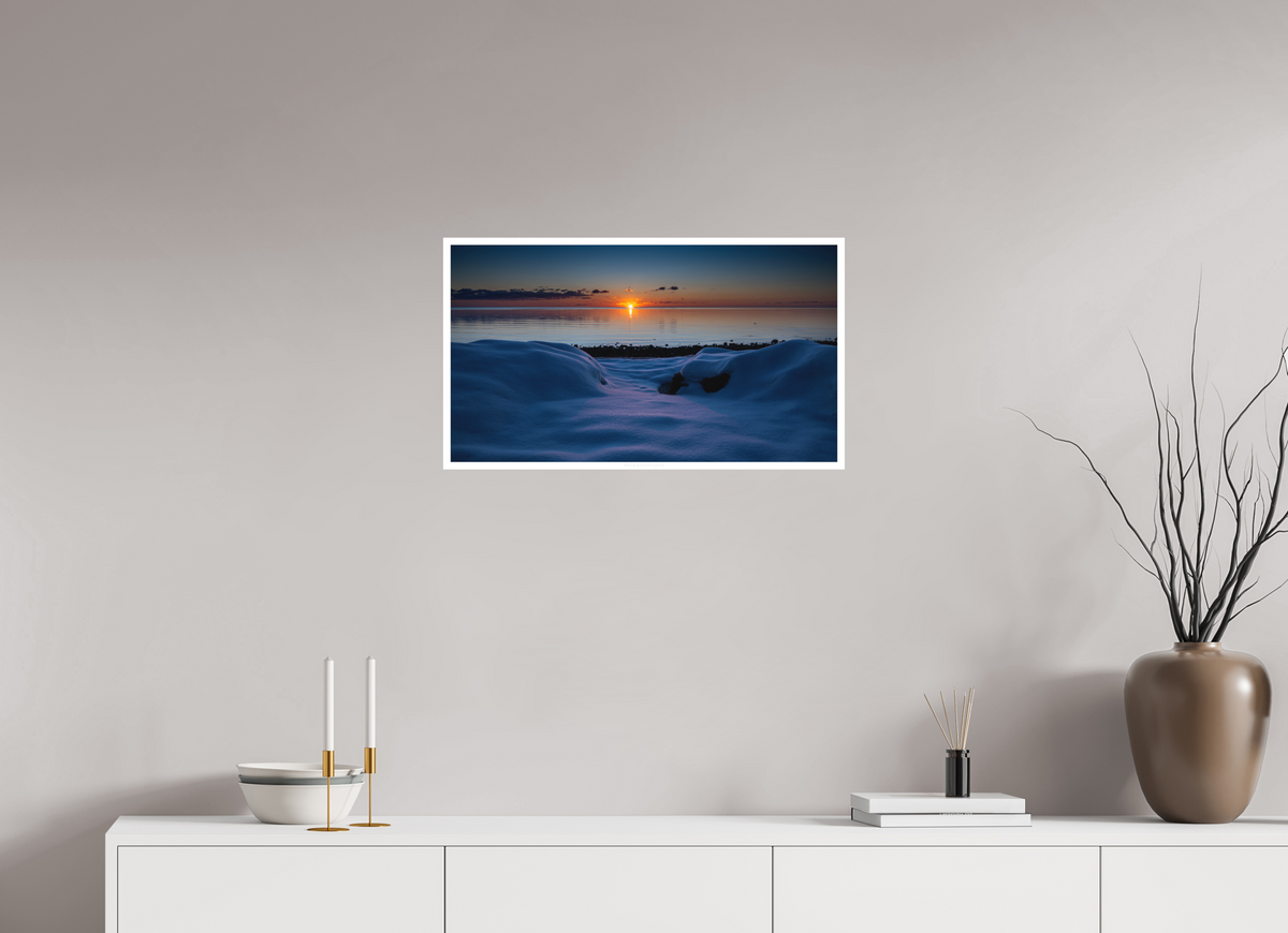 69.2 x 40 cm, Ultra Smooth Solnedgang